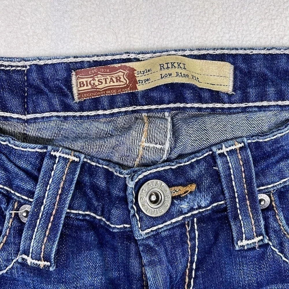 Big Star Low Rise Rikki Capri Denim size 25 Vintage - Picture 3 of 11